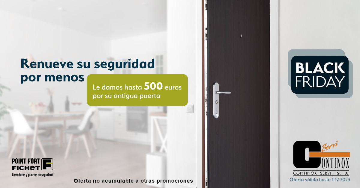 Black Friday Oferta Puertas Fichet Hasta 500 De Descuento Fichet