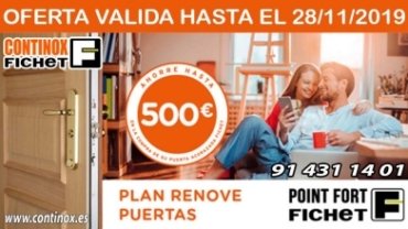 Ofertas Plan Renove Puertas Acorazadas Fichet Spheris – Continox Madrid