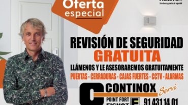 ¿Te inquieta la seguridad en tu hogar o negocio? Pide Revisión Gratuita de Seguridad en Continox Fichet Madrid