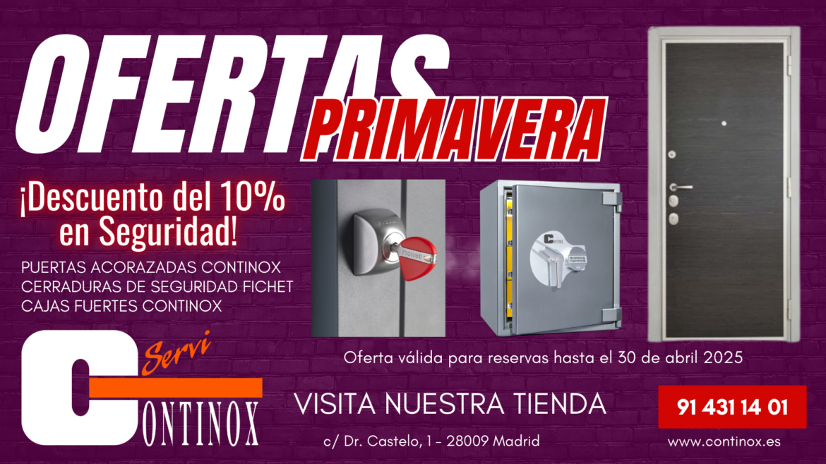 ¡10% de descuento en seguridad!